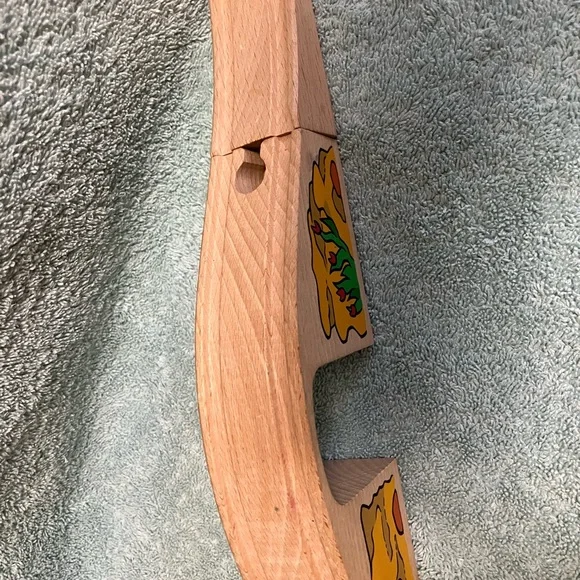 Wooden Bridge Train Toy with Painted Details. Brio? - Picture 5 of 9